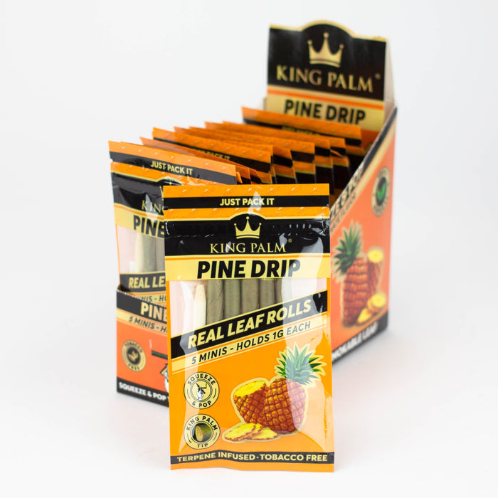 King Palm Hand-Rolled flavor 5 Mini Leaf Pack of 15_6