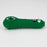 4.5" Cucumber Silicone hand pipe with glass bowl-Assorted_2