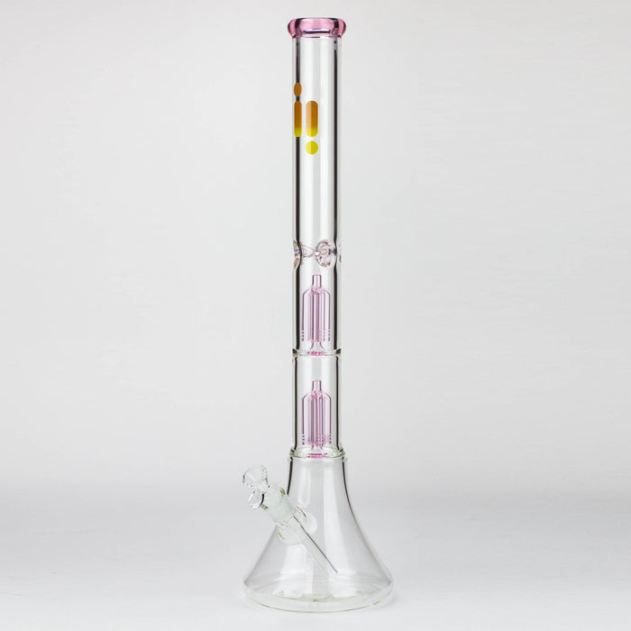 Infyniti | 24" Dual tree 7mm beaker glass water bong_6