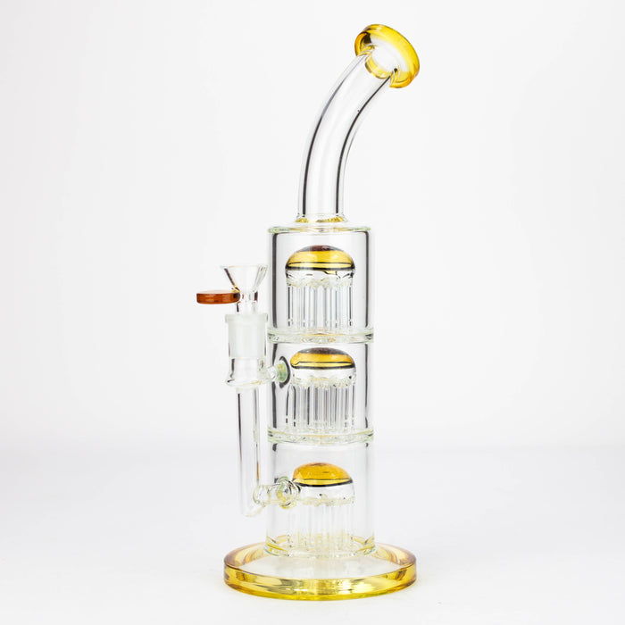 13'' Triple 8arms perc glass bong [G31022]_9