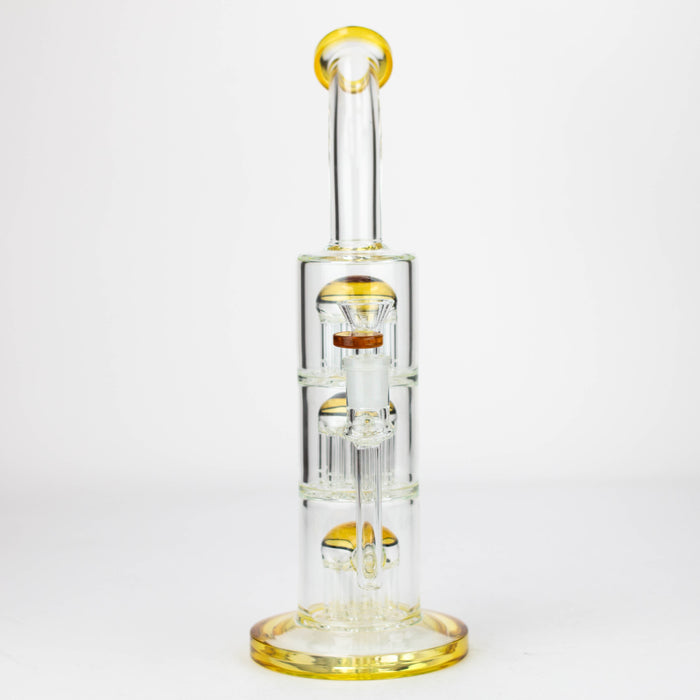 13'' Triple 8arms perc glass bong [G31022]_1