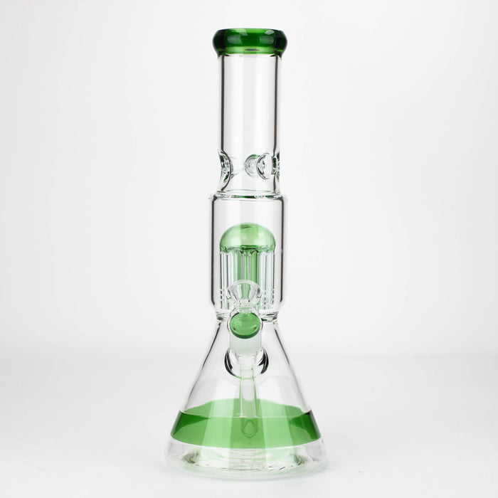 14" Single 8 arms perc, glass water bong [G01037]_7