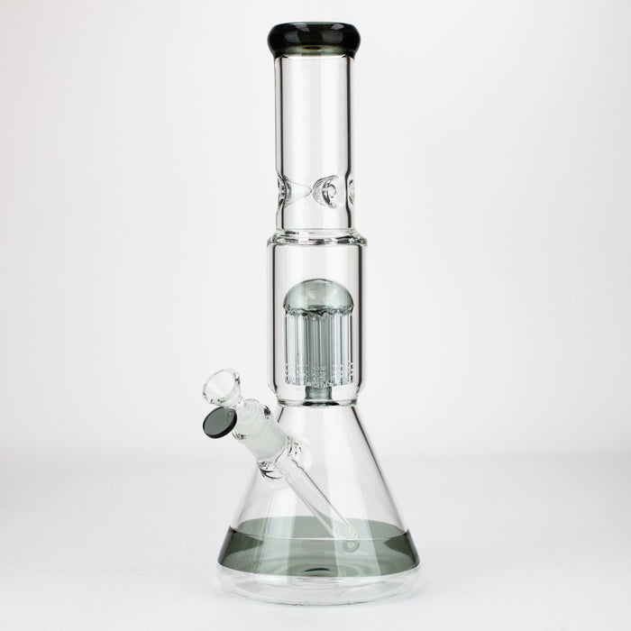 14" Single 8 arms perc, glass water bong [G01037]_4