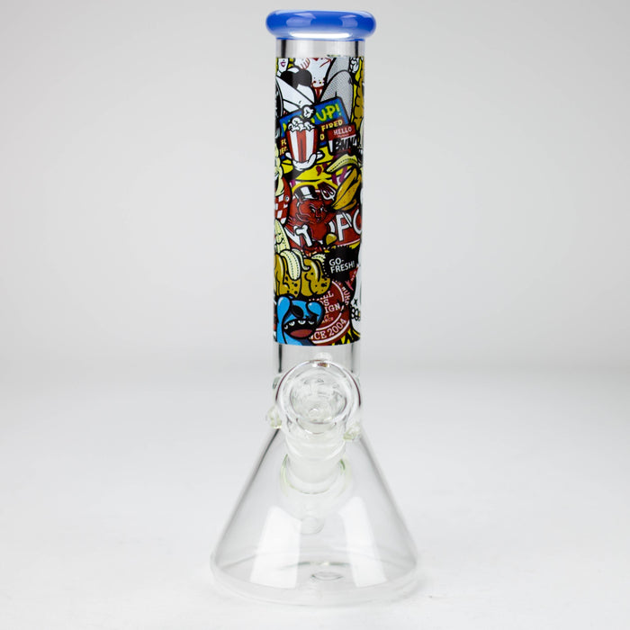 9.8" Cartoon glass water bong [C4114-93]_2