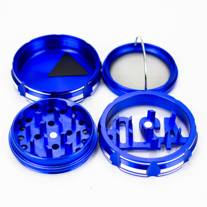 4 Parts 420 Aluminum Grinder-Blue [CNC6404-420]_3