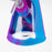 7" RM Cartoon multi colored silicone water bong [H119]_3