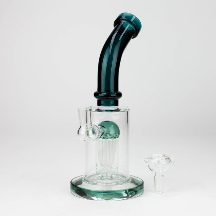 9.5" Tree-arm diffuser bent neck glass bong Box of 2_5