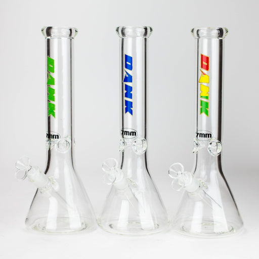 DANK | 14" 7mm Beaker glass Bong_0