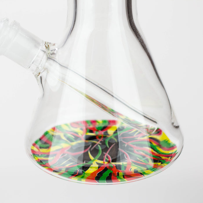 DANK | 14" 7mm Beaker Bong with Colour Bottom_5