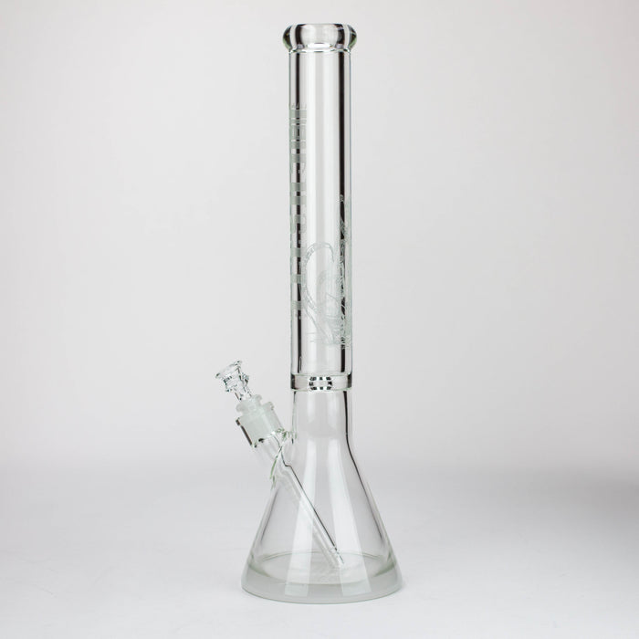 Castle Glassworks | 18" laser etched Tube Beaker Bong_14