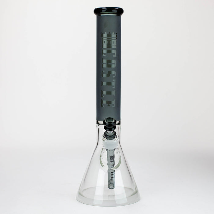 Castle Glassworks | 16" Frosted Tube Beaker Bong_7