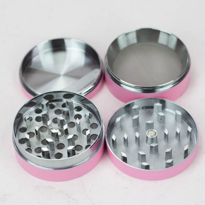 Acid Secs 4 parts 50mm Glow-in-the-Dark metal herb grinder_2