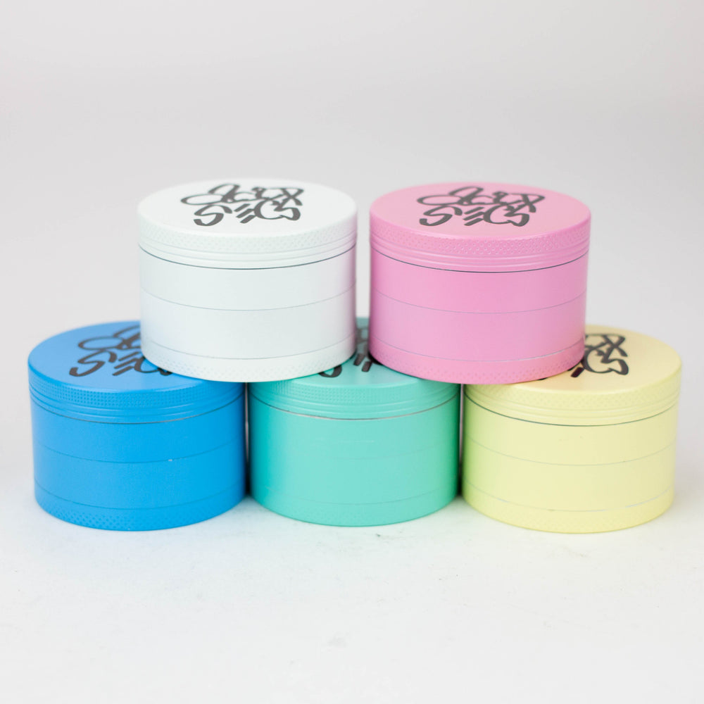 Acid Secs 63mm 4 parts Glow-in-the-Dark metal herb grinder_0