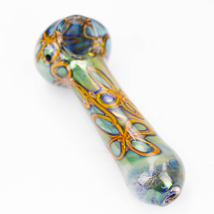 5" Gold Fumed Hand Pipe [10937]_2