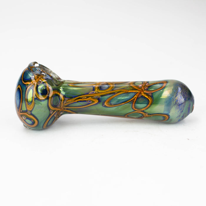 5" Gold Fumed Hand Pipe [10937]_4