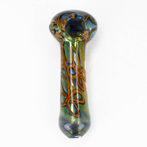 5" Gold Fumed Hand Pipe [10937]_0