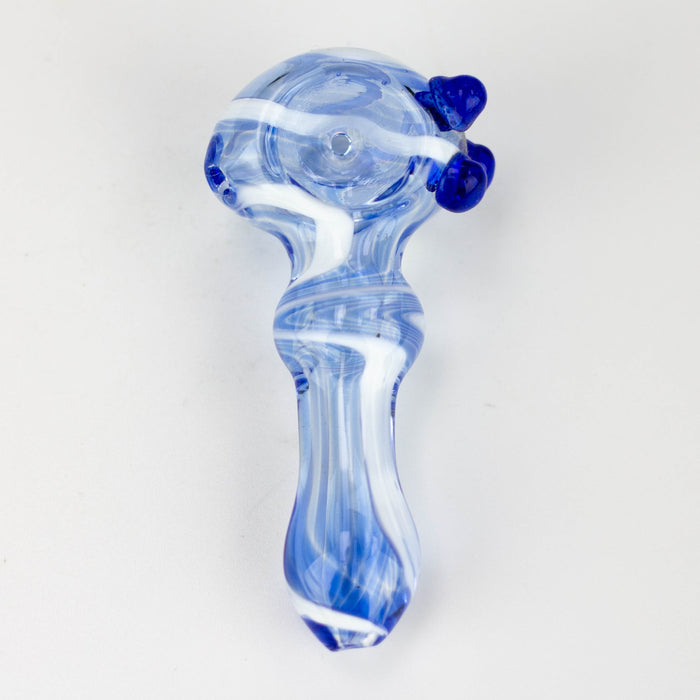 3.5" soft glass hand pipe Pack of 2 [10953]_4