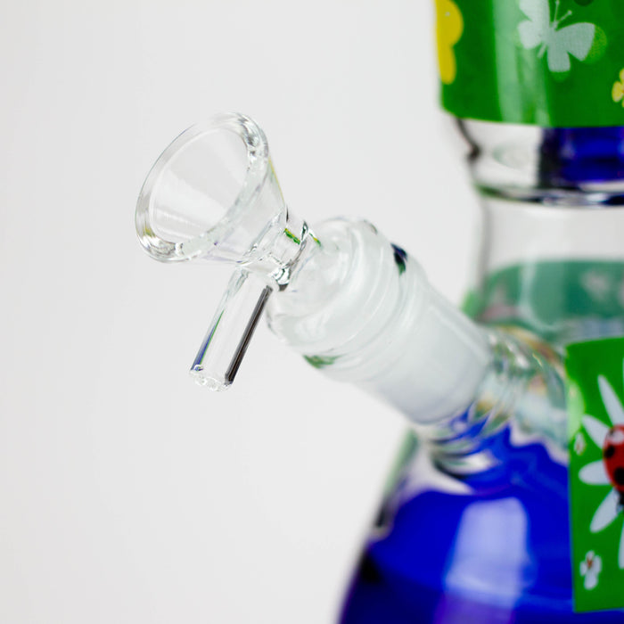 BLO | 13" Flower decal glass bong_4