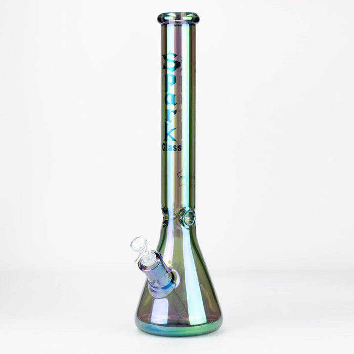 Spark | 18" Electorplated 9 mm glass water bong_9