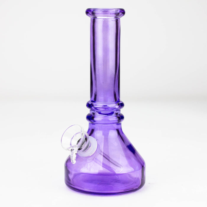 6" heavy color soft glass water bong_4