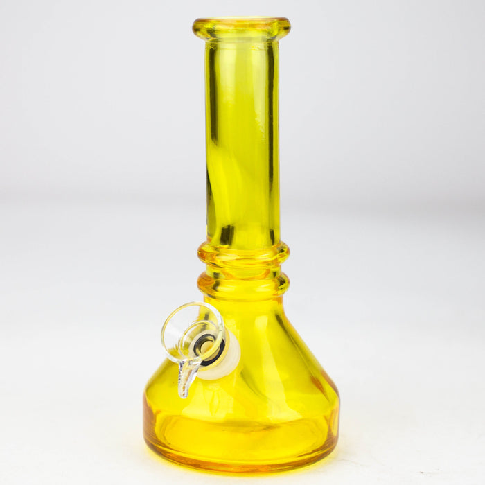 6" heavy color soft glass water bong_3