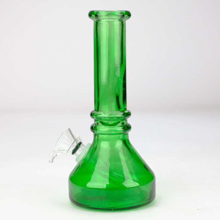 6" heavy color soft glass water bong_7