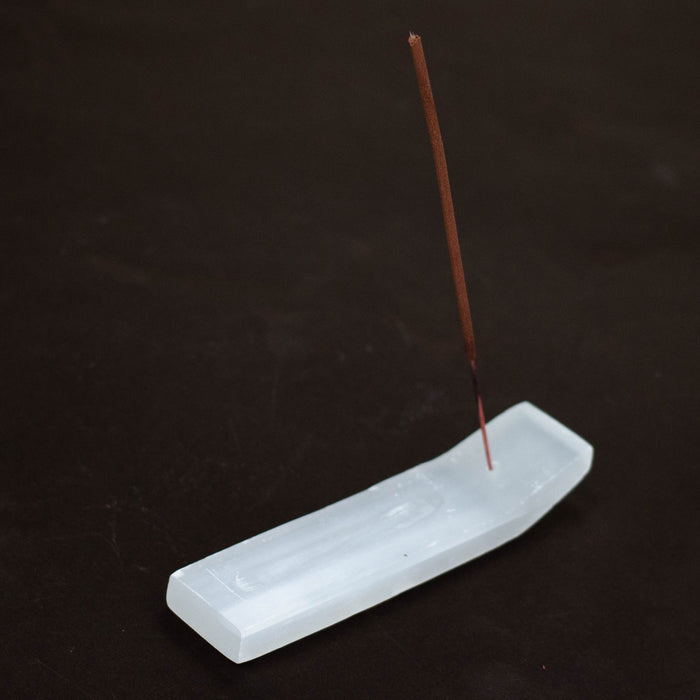 Acid Secs | Selenite Crystal Incense Holder_0