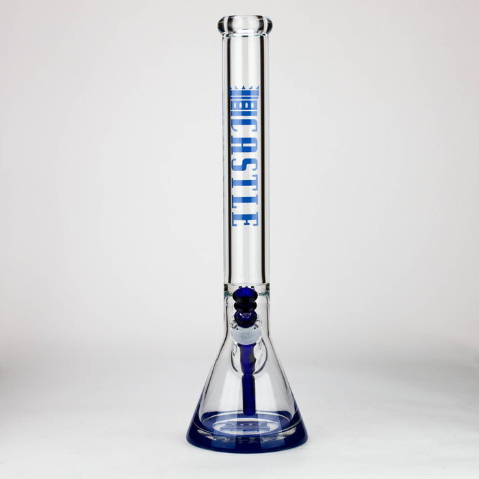 Castle Glassworks | 18" Beaker 9mm Glass bong – Color Logo_11