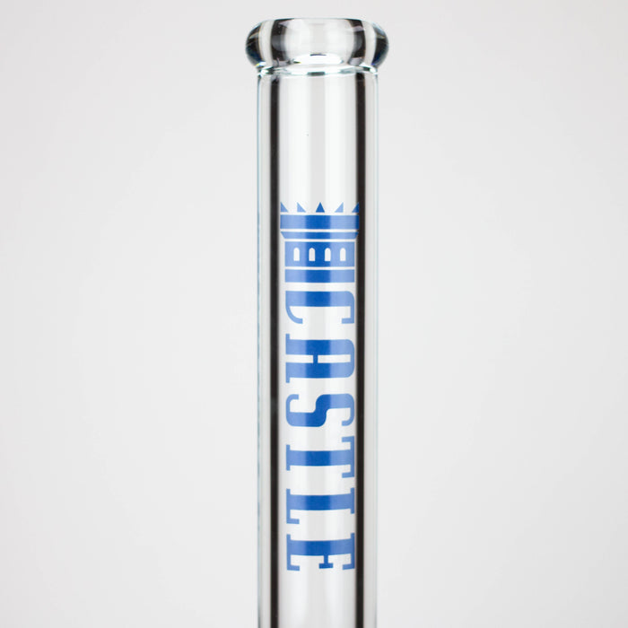 Castle Glassworks | 18" Beaker 9mm Glass bong – Color Logo_9