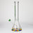 WellCann | 15" 7mm Beaker Bong with Thick Decal Base - Green Rainbow_3