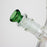 WellCann | 15" 7mm Beaker Bong with Thick Decal Base - Green Rainbow_6