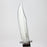 10" Silver Stainless Steel Hunting Knife Wood Handle with Sheath [HK-6860]_3