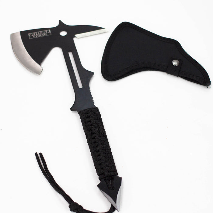 Defender-Xtream | 15" Full Tang Hunting Axe Stainless Steel Blade Nylon Handle with Sheath [6784]_2