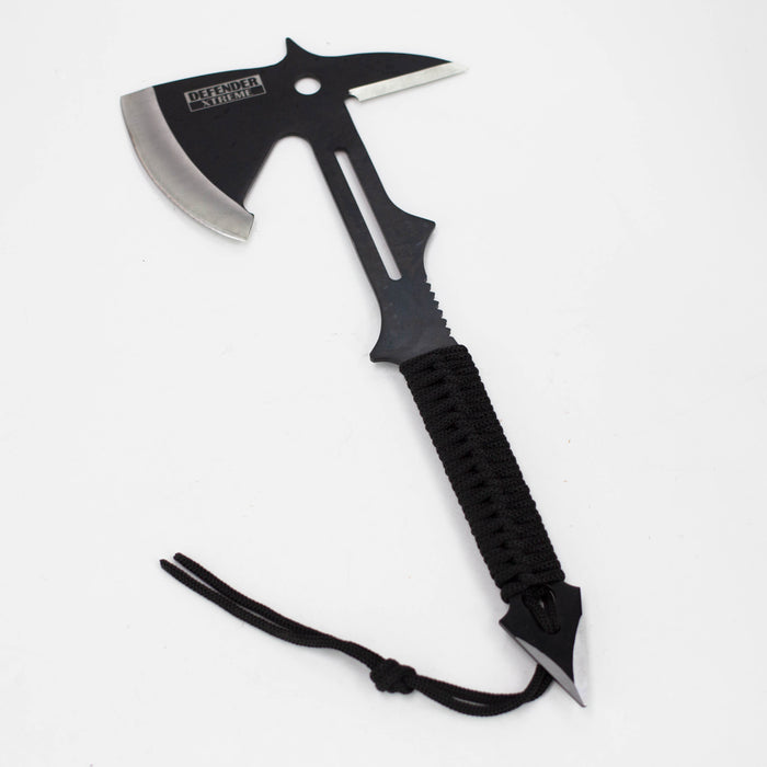 Defender-Xtream | 15" Full Tang Hunting Axe Stainless Steel Blade Nylon Handle with Sheath [6784]_0