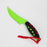 Hunt-Down | 8" Light Green Hunting Knife With Black Handle and Green Red paracord [9759]_2