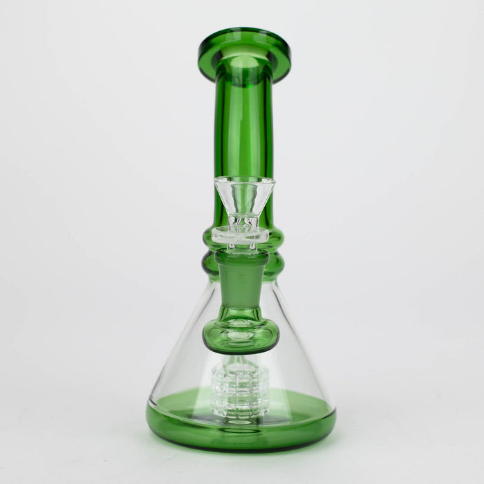 7"  Color glass water bong with percolator[BH74x]_5