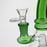 7"  Color glass water bong with percolator[BH74x]_7