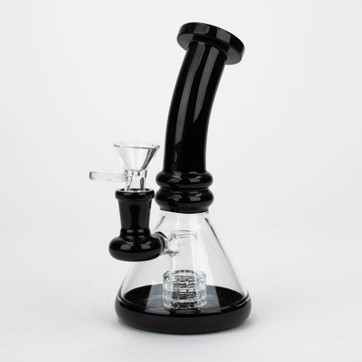 7"  Color glass water bong with percolator[BH74x]_1