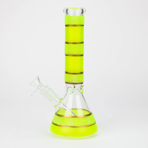 10" Yellow glass water bong [BH091]_1