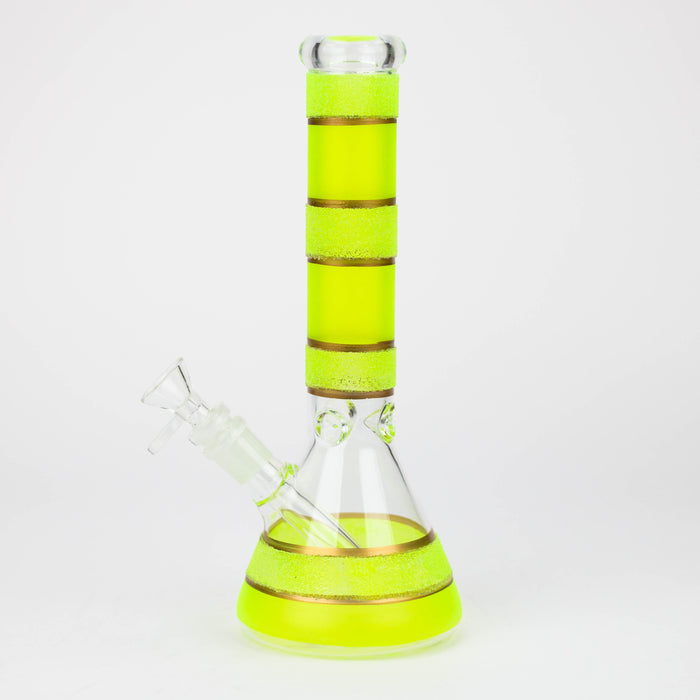 10" Yellow glass water bong [BH091]_1