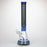 Genie | 17" sandblasted artwork tube 7 mm glass water bong [GB21006]_12