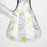 10" Glass Bong With Daisy Design [BH1063]_5