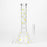 10" Glass Bong With Daisy Design [BH1063]_6