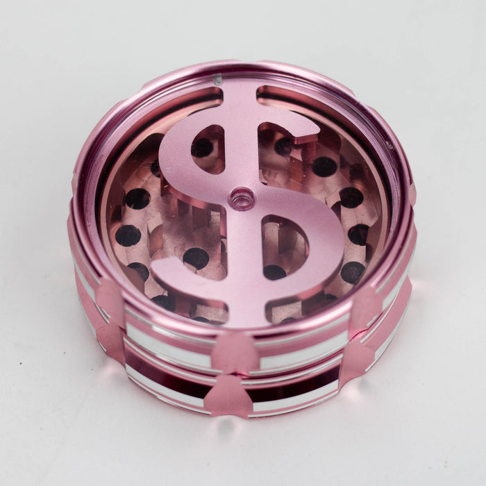 2.5" aluminum grinder 4 layers with Dollar design [GA10]_2