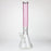 Genie | 17" sandblasted artwork tube 7 mm glass water bong [GB21004]_7