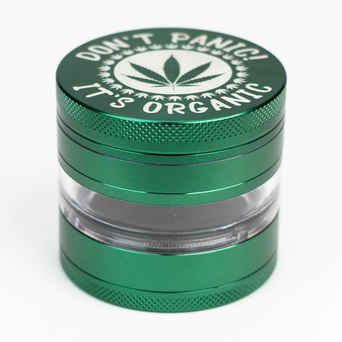 Heavy Duty Large "Don't Panic It's Organic" 4 Parts Weed Grinder Engraved in Canada Design #1_13