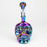 7" Skull shape Eletroplate Glass Bong [WP 045]_3