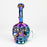 7" Skull shape Eletroplate Glass Bong [WP 045]_6