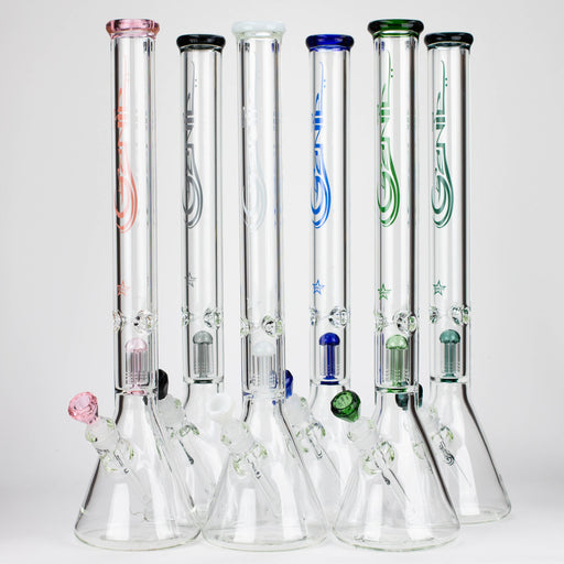 GENIE | 24" 9mm single percolator glass water bong [GB1905]_0