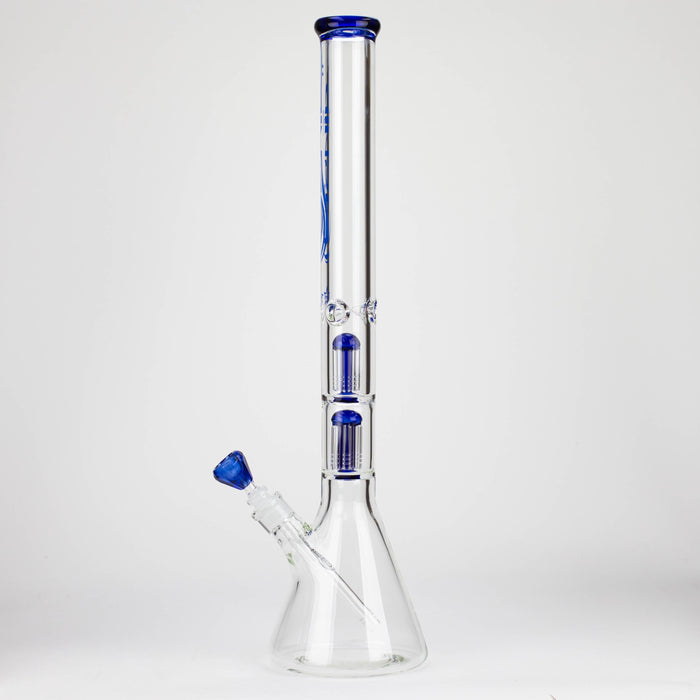 GENIE | 24" Dual 6 arms 9mm glass water beaker bong [GB1906]_14